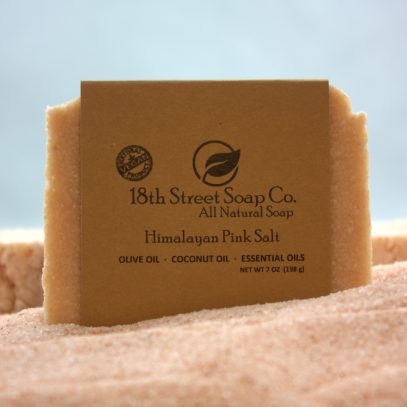 Pink Himalayan Salt Bar | 18th Street Soap Company