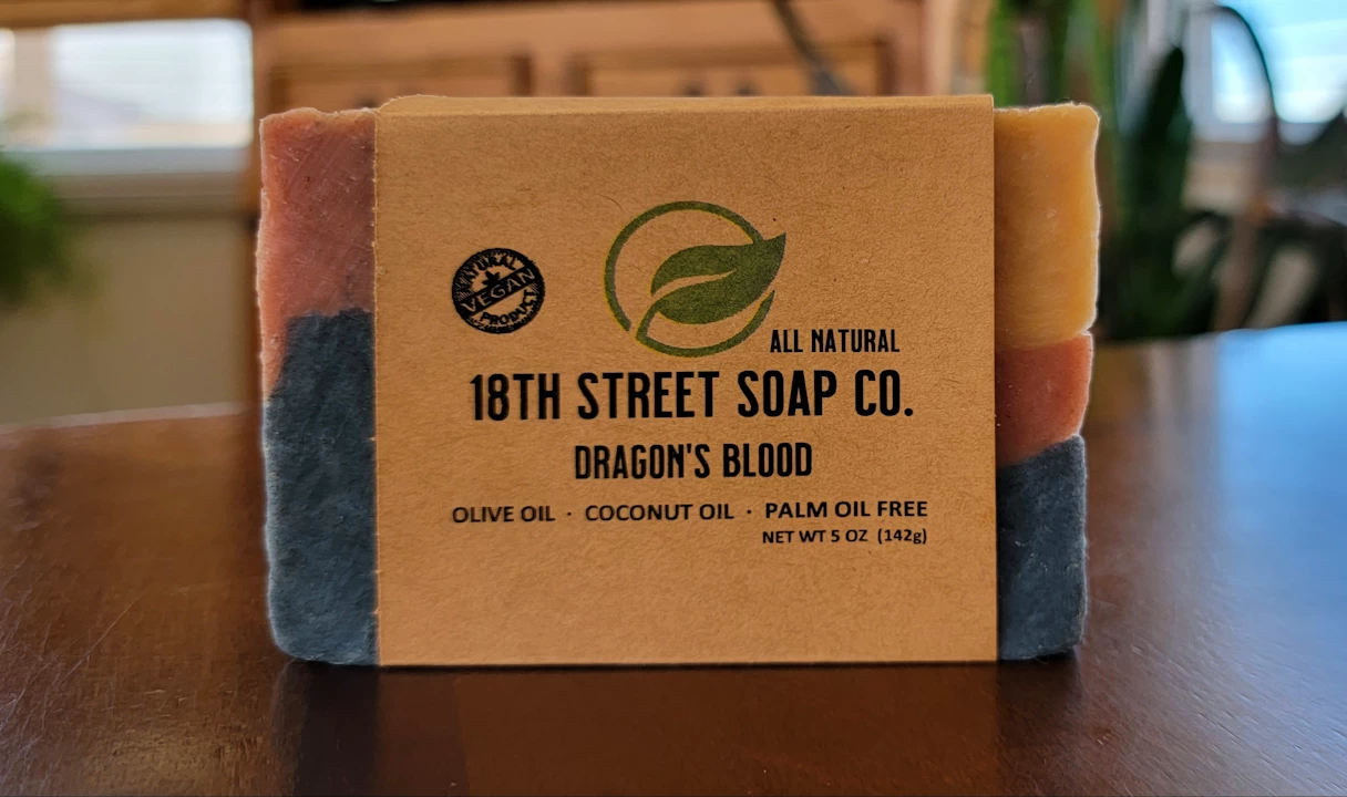 New 18th Street Soap Labels.